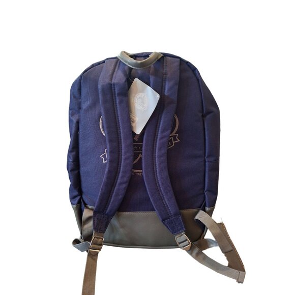 Disney 30th Anniversary Backpack Navy Blue Mickey Mouse Embroidery Front Pocket - Picture 3 of 6